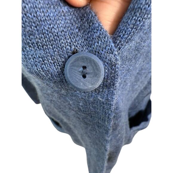 Eileen Fisher Cardigan Women L One Button Merino Wool Quiet Luxur Sweater - Picture 5 of 10